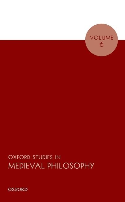 Front cover_Oxford Studies in Medieval Philosophy
