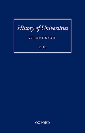 History of Universities: Volume XXXI / 1