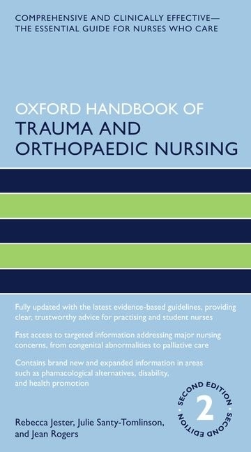 Couverture_Oxford Handbook of Trauma and Orthopaedic Nursing