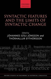 Couverture_Syntactic Features and the Limits of Syntactic Change