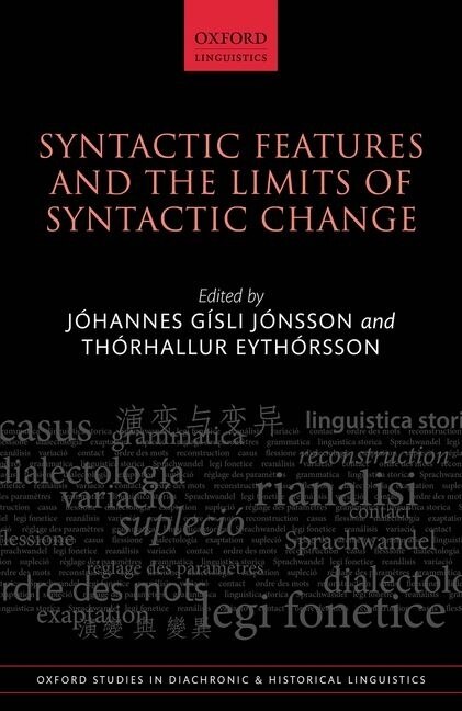 Couverture_Syntactic Features and the Limits of Syntactic Change