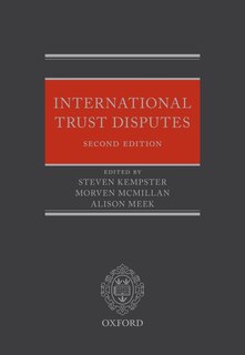 Front cover_International Trust Disputes