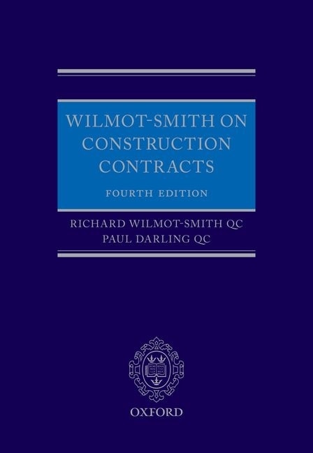 Front cover_Wilmot-smith On Construction Contracts