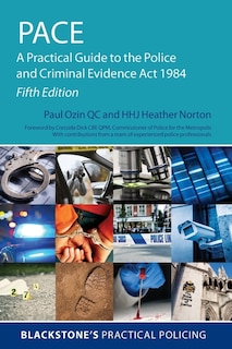 Couverture_PACE: A Practical Guide to the Police and Criminal Evidence Act 1984