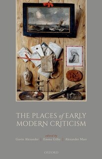 Front cover_The Places of Early Modern Criticism