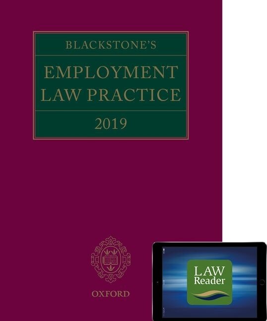 Front cover_Blackstone's Employment Law Practice 2019 (book And Digital Pack)