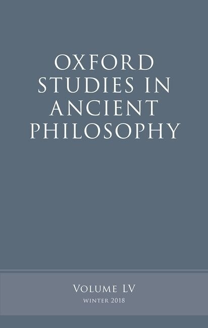 Front cover_Oxford Studies in Ancient Philosophy, Volume 55