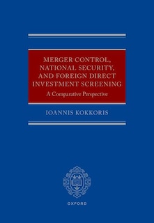 Front cover_Merger Control National Security and Foreign Direct Investment Screening
