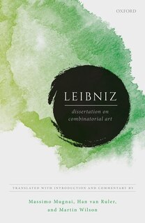 Front cover_Leibniz: Dissertation on Combinatorial Art