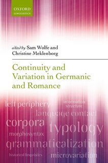 Couverture_Continuity And Variation In Germanic And Romance