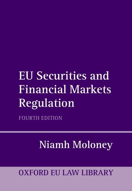 Front cover_EU Securities and Financial Markets Regulation