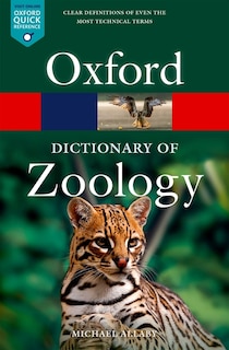 Front cover_A Dictionary of Zoology