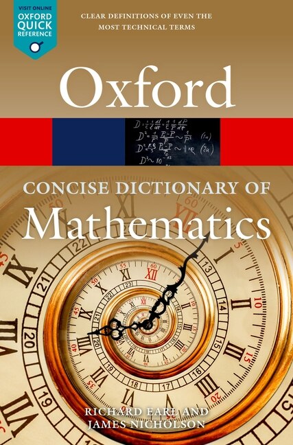 Couverture_The Concise Oxford Dictionary Of Mathematics