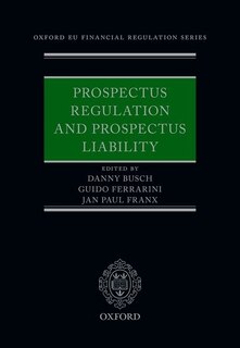 Couverture_Prospectus Regulation And Prospectus Liability
