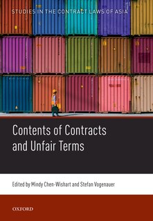 Couverture_The Contents of Contracts and Unfair Terms