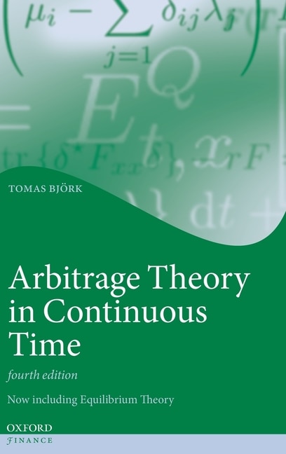 Front cover_Arbitrage Theory in Continuous Time