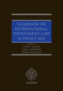 Front cover_Yearbook on International Investment Law and Policy 2018