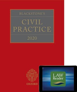Front cover_Blackstone's Civil Practice 2020: Digital Pack
