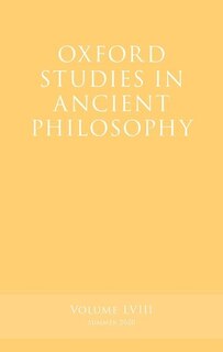 Oxford Studies in Ancient Philosophy, Volume 58