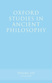 Front cover_Oxford Studies In Ancient Philosophy, Volume 59
