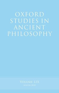 Front cover_Oxford Studies In Ancient Philosophy, Volume 59