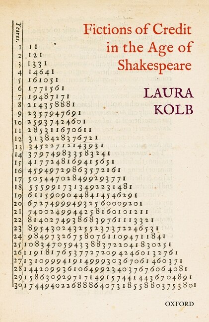 Couverture_Fictions of Credit in the Age of Shakespeare