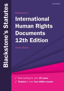 Front cover_Blackstone's International Human Rights Documents
