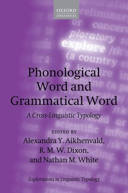 Front cover_Phonological Word and Grammatical Word