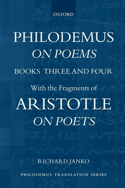Front cover_Philodemus, On Poems, Books 3-4