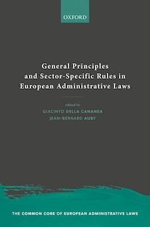 Couverture_General Principles and Sector-Specific Rules in European Administrative Laws