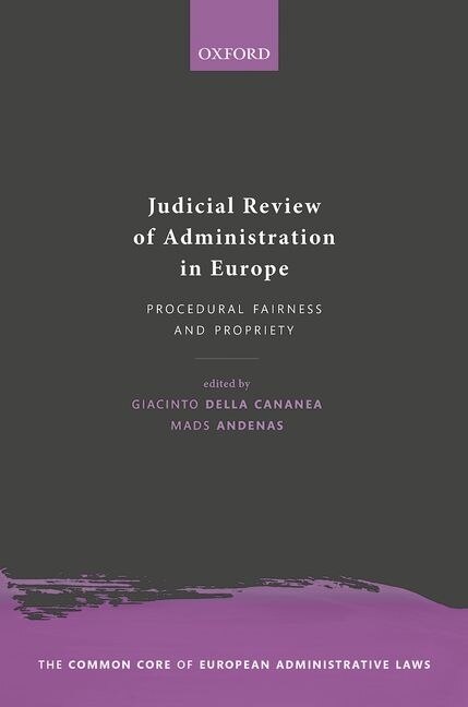 Front cover_Judicial Review Of Administration In Europe