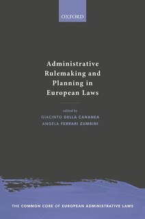 Couverture_Administrative Rulemaking and Planning in European Laws