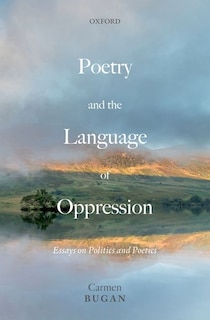 Couverture_Poetry And The Language Of Oppression