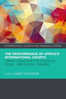 Front cover_The Performance of Africa's International Courts