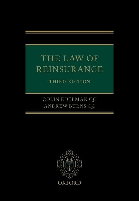 Front cover_The Law Of Reinsurance