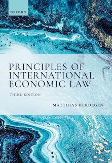 Couverture_Principles of International Economic Law, 3e