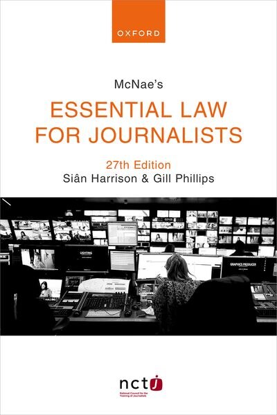 Front cover_McNaes Essential Law for Journalists