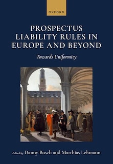Couverture_Prospectus Liability Rules in Europe and Beyond