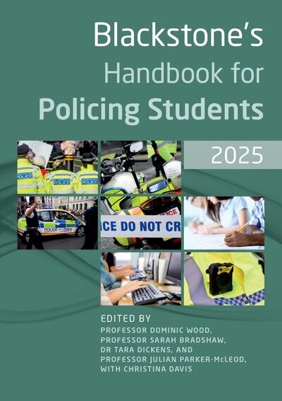 Front cover_Blackstones Handbook for Policing Students 2025