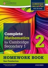 Oxford International Maths for Cambridge Secondary: 1 Homework Book 2 (Pack of 15): For Cambridge Checkpoint and beyond