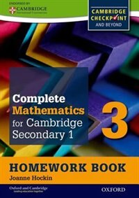 Oxford International Maths for Cambridge: Secondary 1 Homework Book 3 (Pack of 15): For Cambridge Checkpoint and beyond
