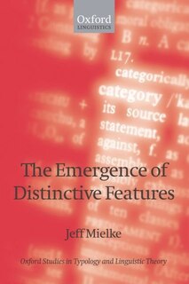 Couverture_The Emergence Of Distinctive Features