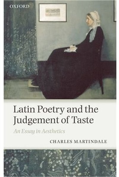 Front cover_Latin Poetry and the Judgement of Taste