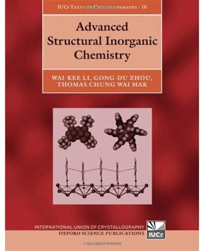 Front cover_Advanced Structural Inorganic Chemistry