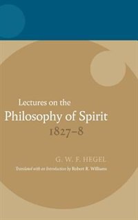 Couverture_Lectures On The Philosophy Of Spirit 1827-8