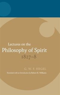Couverture_Lectures On The Philosophy Of Spirit 1827-8