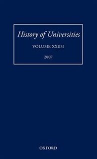 Couverture_History of Universities