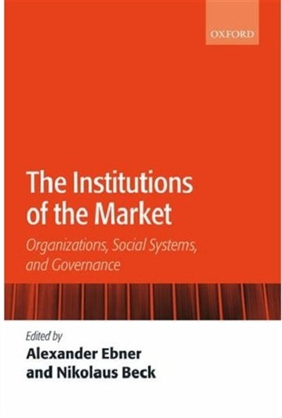 Couverture_The Institutions of the Market