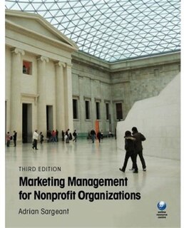 Front cover_Marketing Management for Nonprofit Organizations