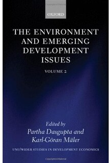 Front cover_The Environment and Emerging Development Issues: Volume 2